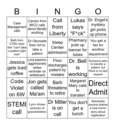 Booking Bingo! Bingo Card