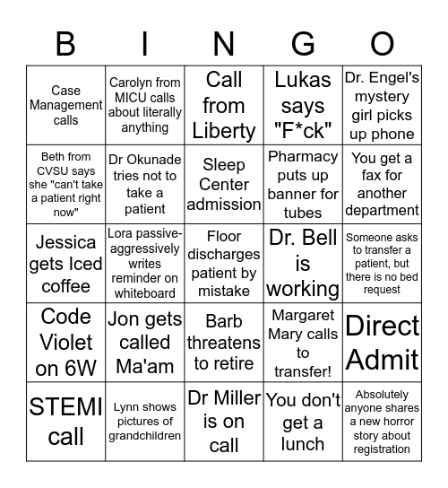 Booking Bingo! Bingo Card