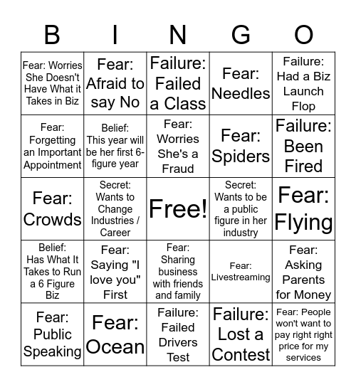 Ascend Live BINGO - Day Two Bingo Card