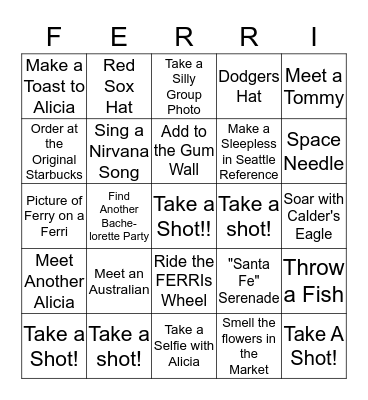 Farewell to Bingo Card