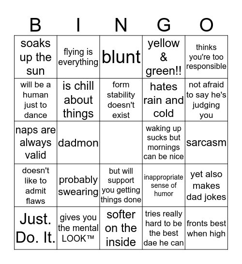 Leo Bingo Card