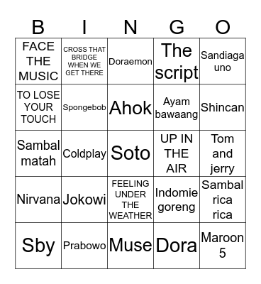 Bingo bersama Gala Bingo Card