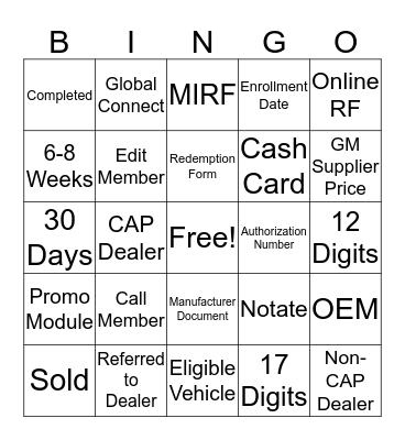 Bingo Ice Breaker  Bingo Card