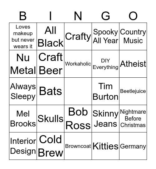 How Similar Are You to shes_kraefty?? Bingo Card