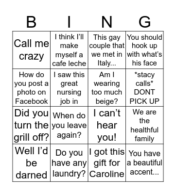 Damit Al Bingo Card