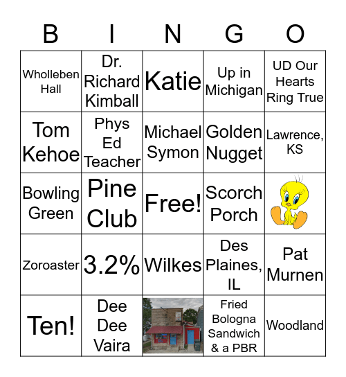 Last Laugh Bingo - Card 1 Bingo Card