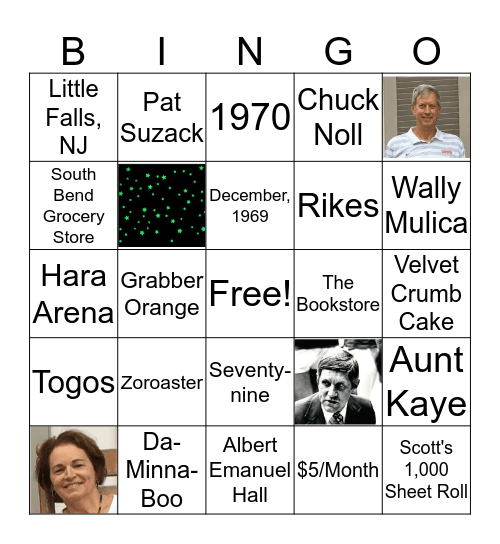 Last Laugh Bingo - Card 2 Bingo Card