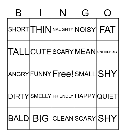 Human Bingo Card