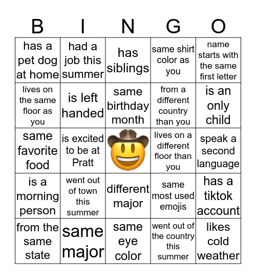 ☆ learning community bingo ☆ Bingo Card