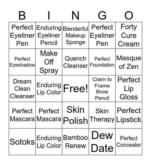 LimeLife BINGO Card