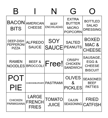 RETHINK, REPLACE OR REDUCE Bingo Card