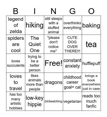 Fallon Bingo Card