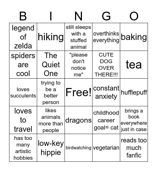 Fallon Bingo Card