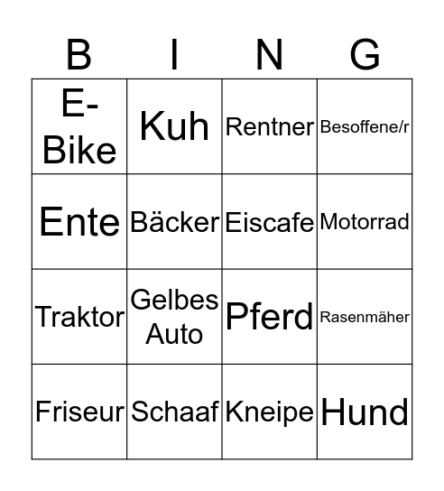 Marcos Absturz Bingo Card