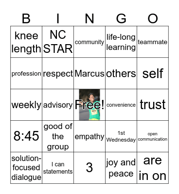 BALD EAGLE BINGO! Bingo Card