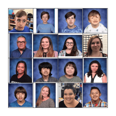 Friends and Teacher Bingo Card