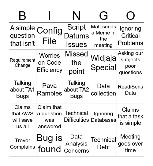 08/20 WASH TA2 Bingo Card