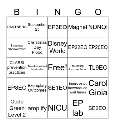 LMC Magnet Ambassadors Bingo Card