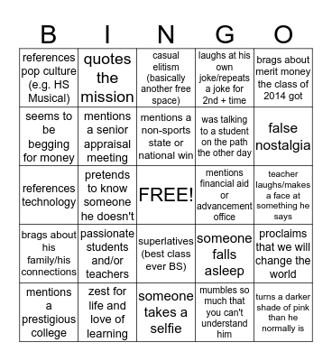 2014 Watson Bingo Card