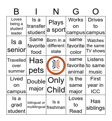 H&SS ICC Bingo Card