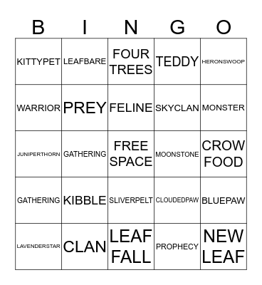 SKYCLAN BINGO Card