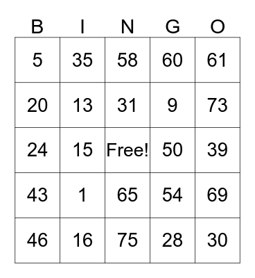 Steady Flow Presents: Iron Horse BINGO Card