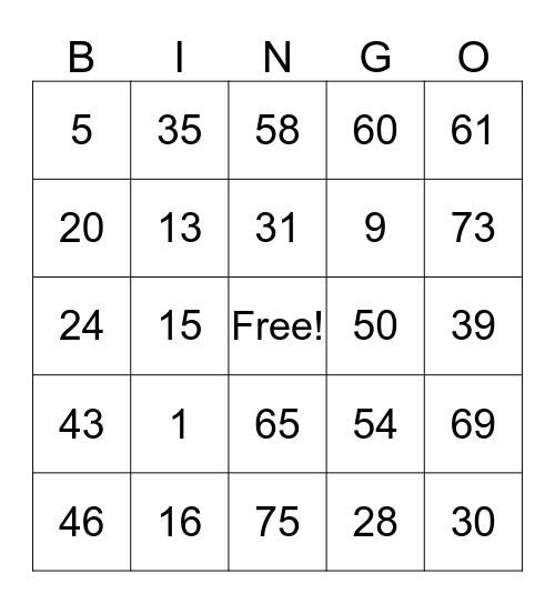 Steady Flow Presents: Iron Horse BINGO Card