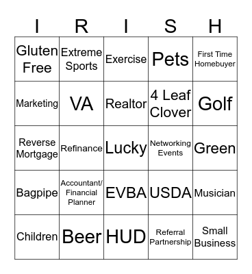 Summit Mortgage EVBA Bingo Card