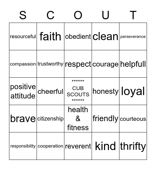 Cubs Will Bee Bingo Card