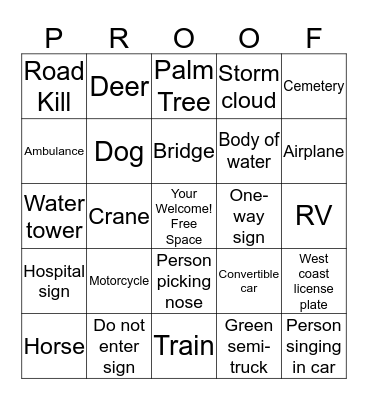 Road Trip Bingo - Atlanta United Bingo Card