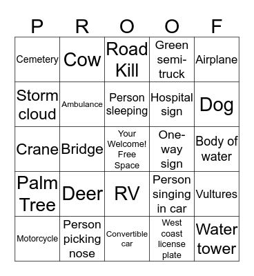 Road Trip Bingo - Atlanta United Bingo Card