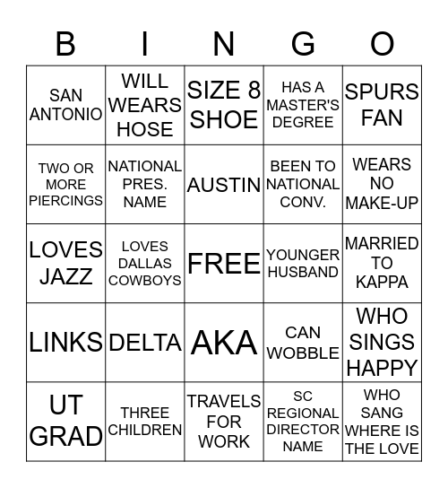 J & J NETWORK Bingo Card