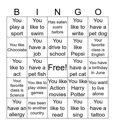 We Are Truman Bingo Card