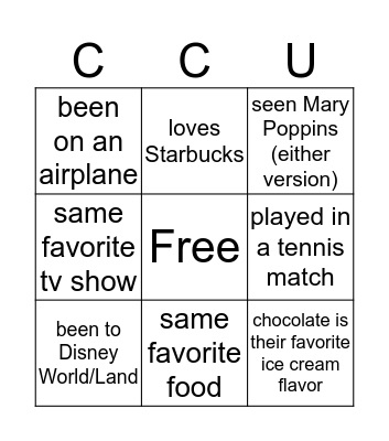 Teacher Candidate Bingo Card
