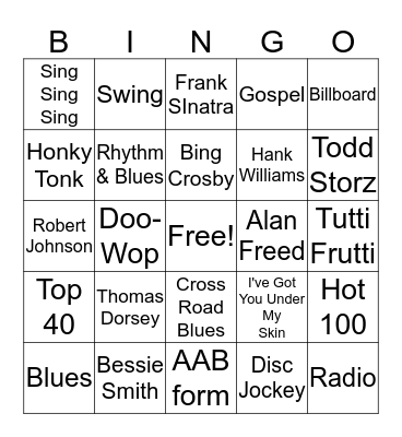 Chapter 1 Bingo R&R Bingo Card