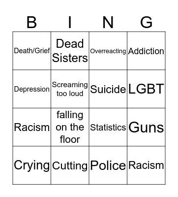 DI Bingo Card