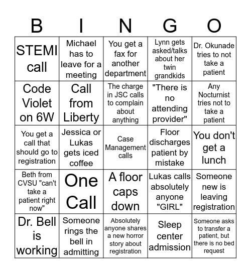 Booking Bingo! Bingo Card