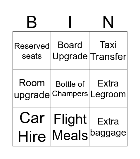 Retail Bingo Card Bingo Card