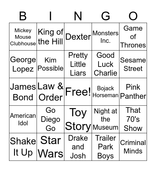 Bulls Nite Out  Bingo Card