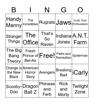 Bulls Nite Out  Bingo Card