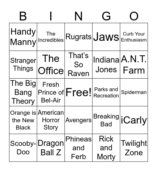 Bulls Nite Out  Bingo Card