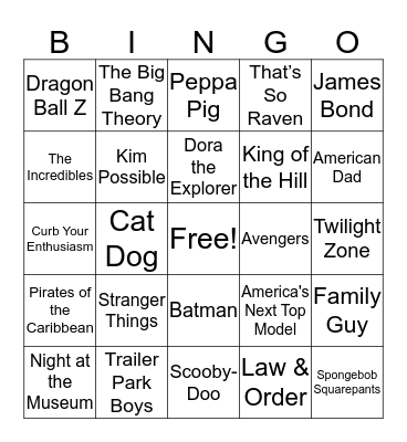 Bulls Nite Out Bingo Card