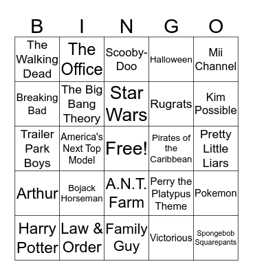 Bulls Nite Out  Bingo Card