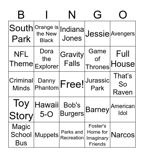 Bulls Nite Out  Bingo Card
