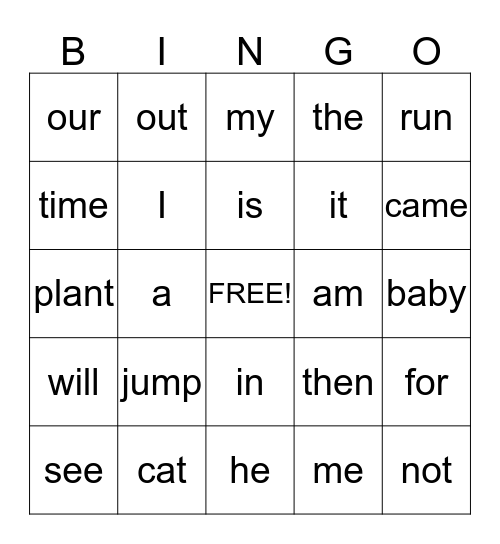 We Are Reading:) Bingo Card