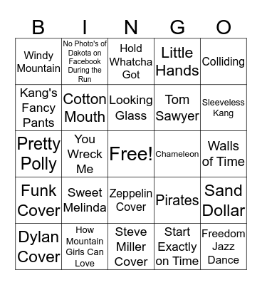 Gouda Time 4 Sure 8.22.19 2pm Bingo Card