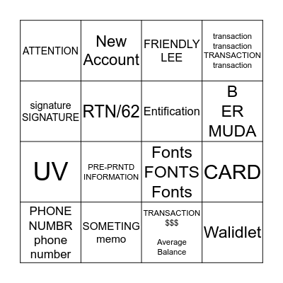 STOP SIGN BRAINTEASERS!!! :) Bingo Card