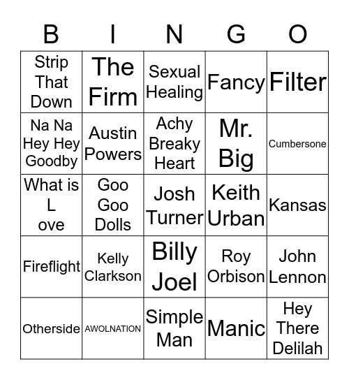 KC's Video Bingo Game 3 Round 1 n 2 Bingo Card