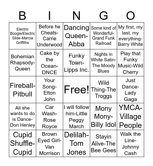Sp2 At your Request 2! Bingo Card