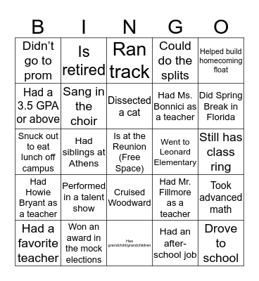 Find Someone Who... Bingo Card